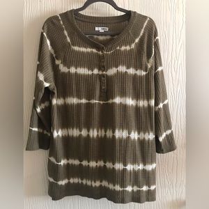 3/4 Sleeve waffle top
